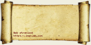 Dimitrije Jazački vizit kartica